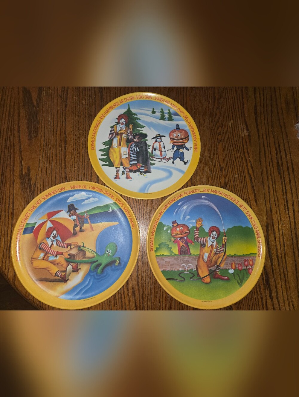 Vintage McDonald’s Character Collector Plates